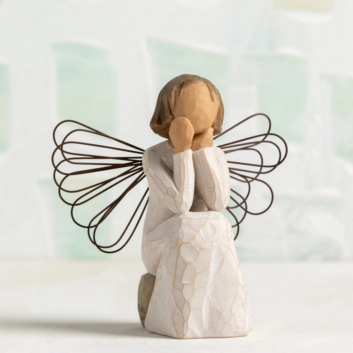 Willow Tree Angel of Caring figurine detail view — SKU 26079