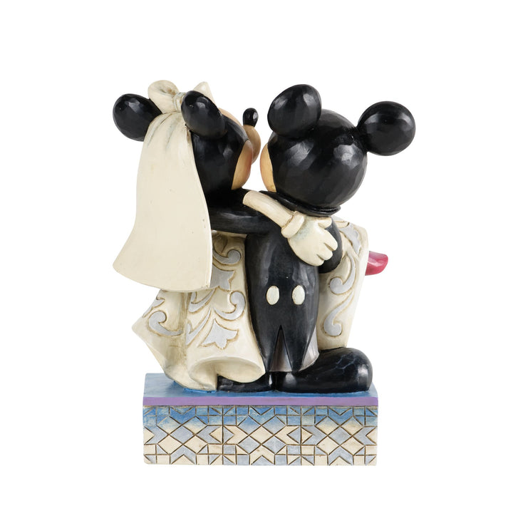 Mickey and Minnie Congratulations wedding figurine – alternate view 1