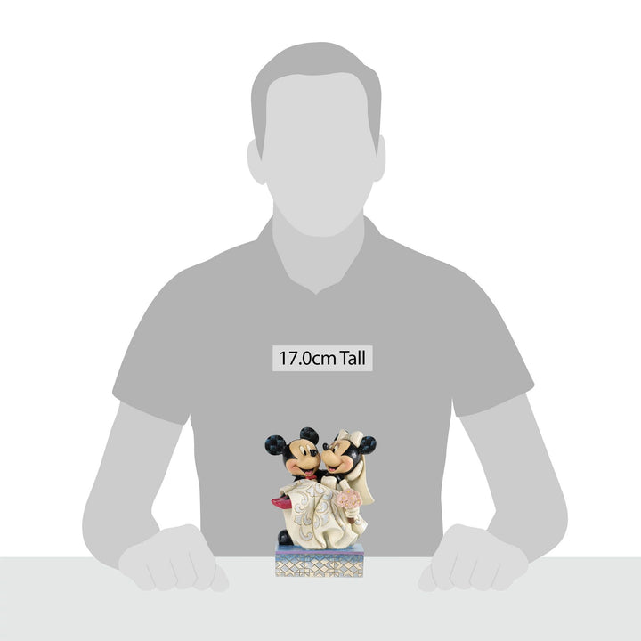Mickey and Minnie Congratulations wedding figurine – alternate view 2
