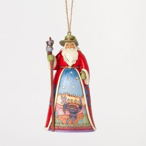 Jim Shore Heartwood Creek Australian Santa Hanging Ornament, SKU 4041113