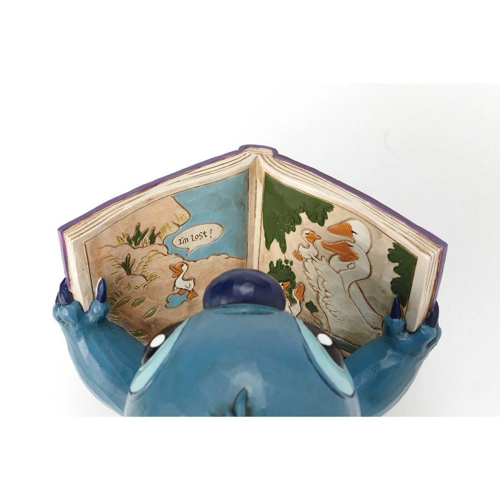 Stitch Finding a Family storybook figurine close-up