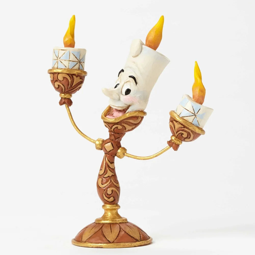 Jim Shore Disney Traditions Lumière side view – SKU 4049620