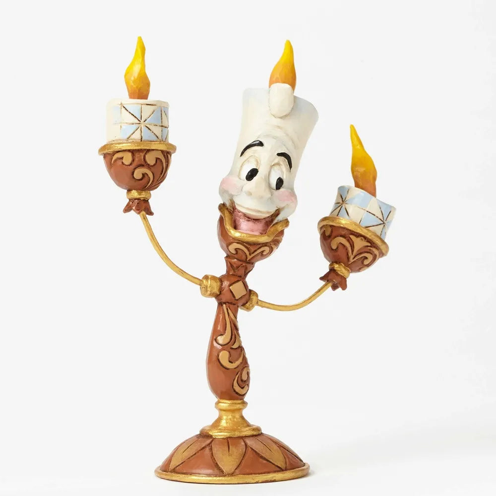 Jim Shore Disney Traditions Lumière front view – SKU 4049620