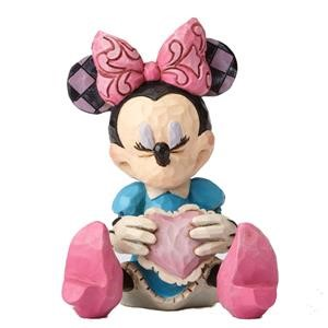 Jim Shore Disney Traditions Minnie Mouse with Heart Mini Figurine, SKU 4054285