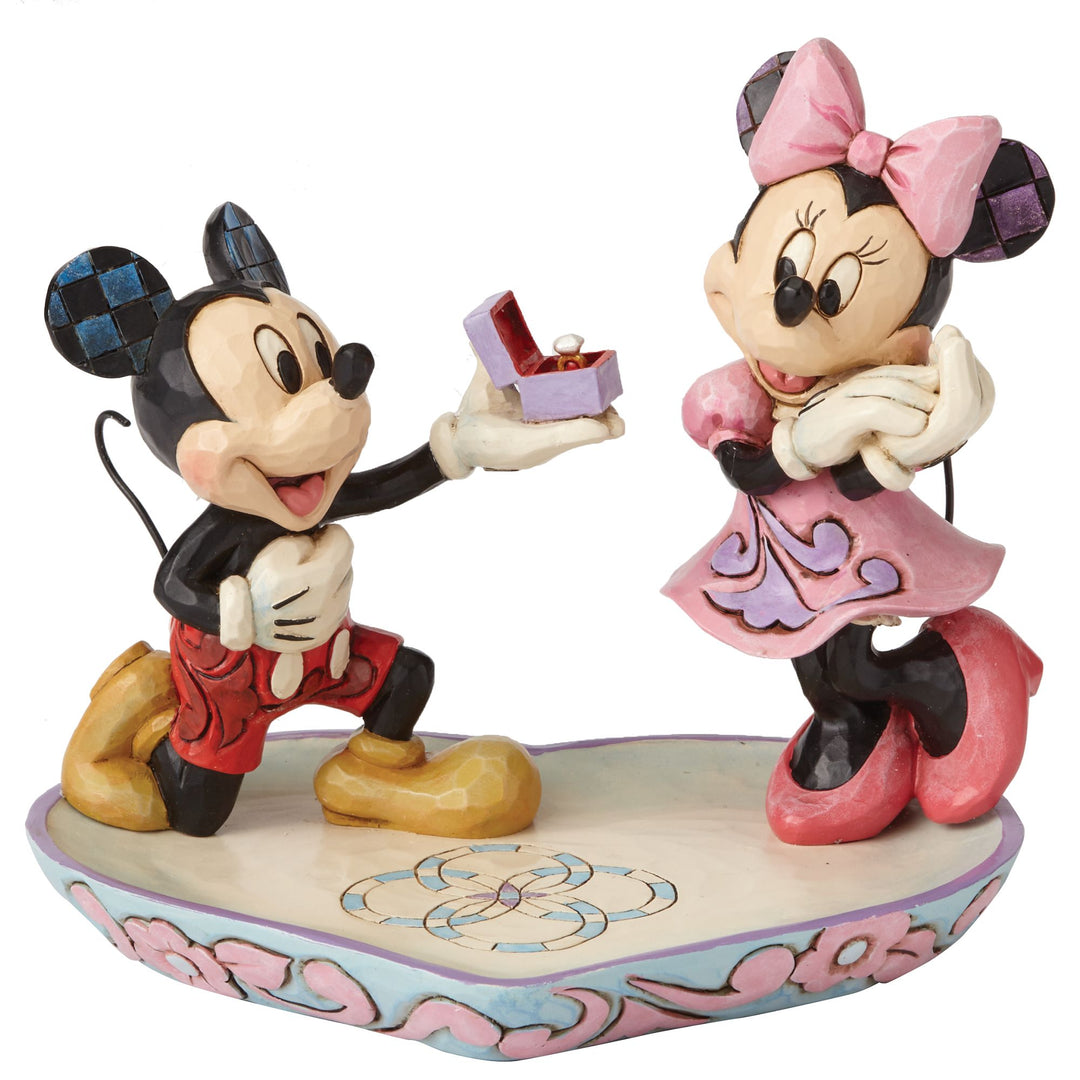 Jim Shore Mickey & Minnie Ring Dish – A Magical Moment, SKU 4055436
