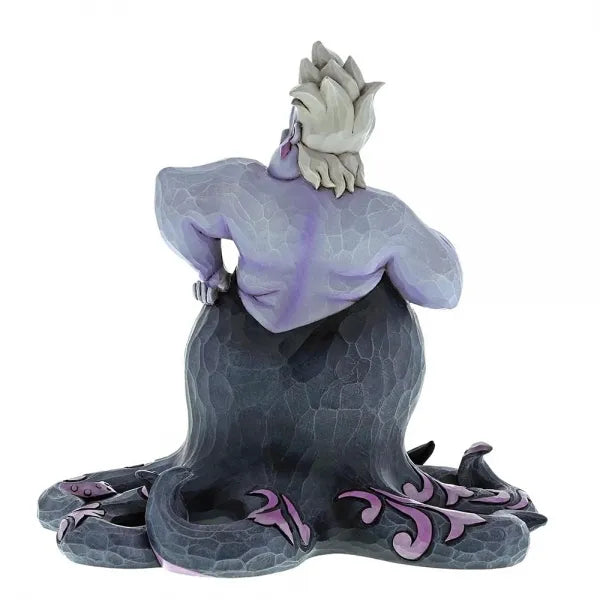 Jim Shore Disney Traditions Ursula Deep Trouble figurine rear view