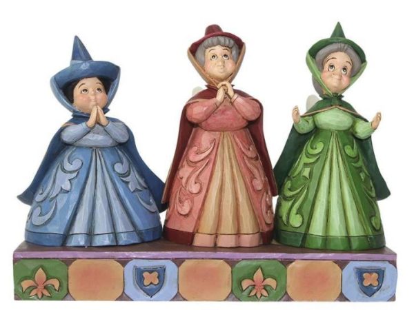 Flora, Fauna and Merryweather Royal Guests figurine
