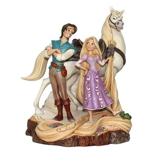 Jim Shore Disney Traditions Tangled Carved by Heart Figurine - Live Your Dream, SKU 4059736