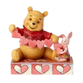 Jim Shore Disney Traditions Winnie the Pooh and Piglet Handmade Valentines Figurine, SKU 4059746