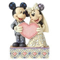 Mickey and Minnie Two Souls One Heart wedding figurine – front view