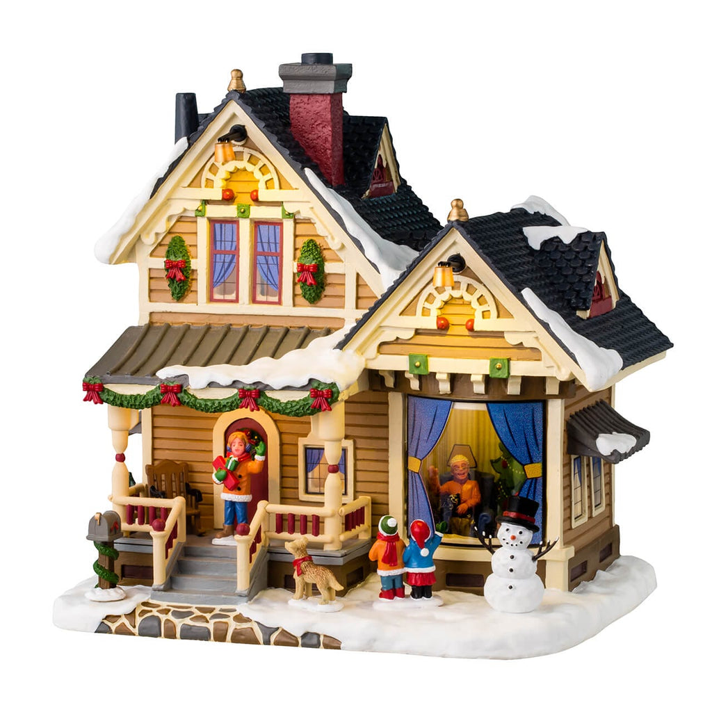 Lemax Christmas Eve at Grandma’s – rear and alternate-angle view – SKU 45221