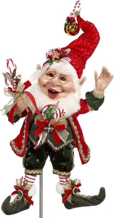 Mark Roberts Candy Cane Elf - 16.5 in (SKU 51-37588)