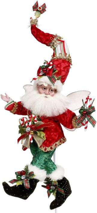 Mark Roberts Candy Cane & Holly Fairy 10.5 in - SKU 51-37786