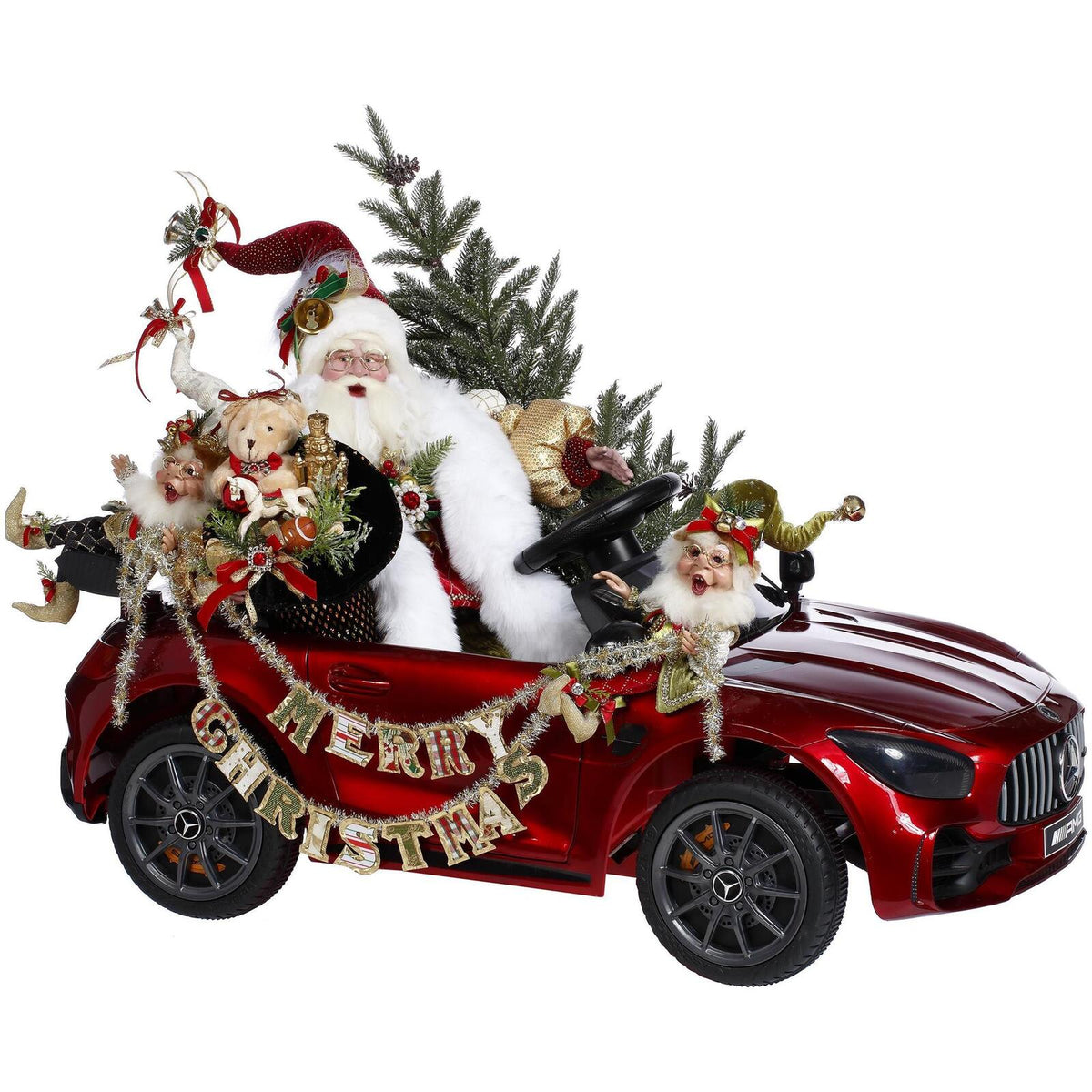 Mark Roberts Santa's Hot Rod, 24-inch collectible – SKU 51-44974