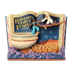 Jim Shore Disney Traditions Aladdin Storybook Figurine - Romance Takes Flight, SKU 6001270