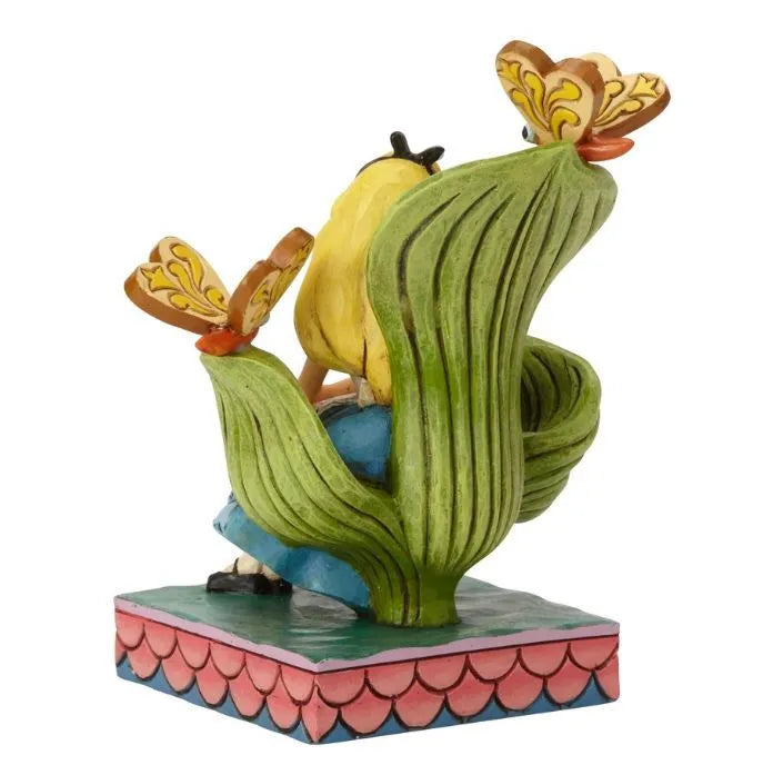 Alice Curiouser and Curiouser figurine back view