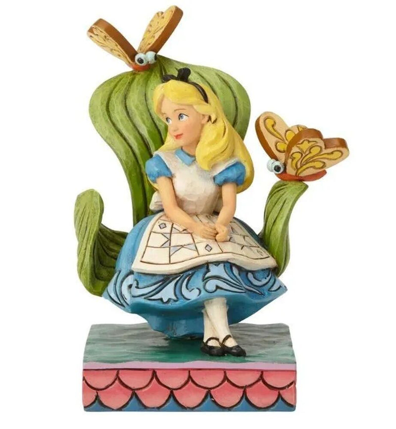 Alice in Wonderland Curiouser and Curiouser figurine front view