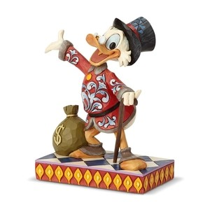 Jim Shore Disney Traditions Scrooge McDuck Treasure Seeking Tycoon Figurine, SKU 6001285