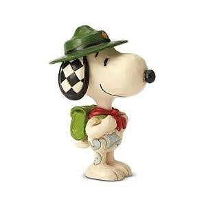 Jim Shore Peanuts Snoopy Boy Scout Mini Figurine, SKU 6001296