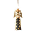 Jim Shore Heartwood Creek Black and Gold Praying Angel Hanging Ornament, SKU 6001440