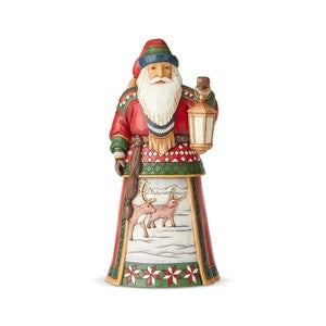 Jim Shore Heartwood Creek Lapland Santa with Lantern Figurine, SKU 6004131