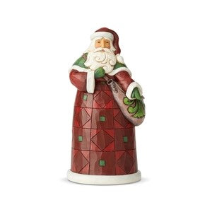 Jim Shore Heartwood Creek Santa with Satchel Figurine, SKU 6004139