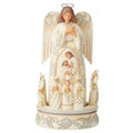 Jim Shore Heartwood Creek White Woodland Nativity Angel Figurine, SKU 6005689