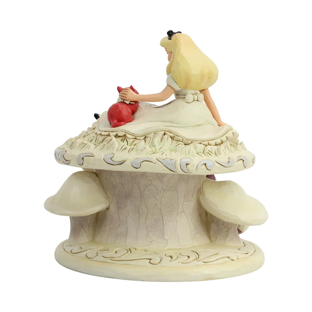 White Woodland Alice figurine alternate view