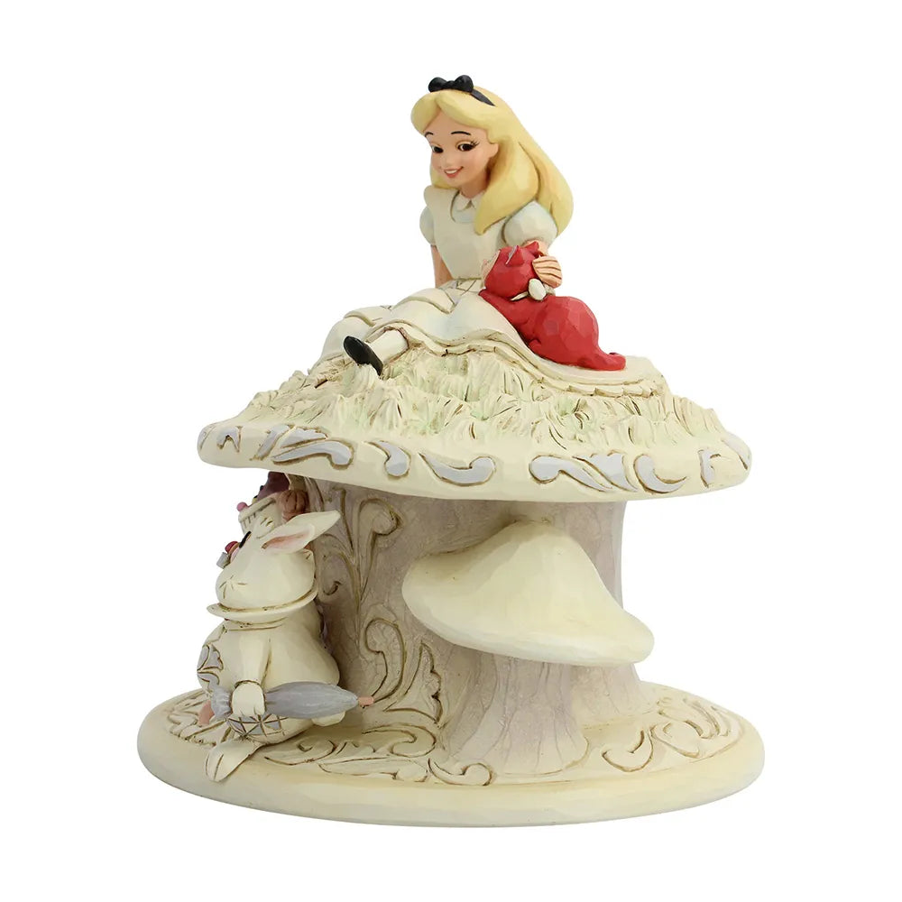 White Woodland Alice figurine back view
