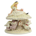 White Woodland Alice in Wonderland Whimsy and Wonder figurine front view