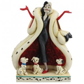 Jim Shore Disney Traditions Cruella de Vil and Puppies The Cute and the Cruel Figurine, SKU 6005970