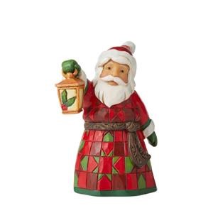Jim Shore Heartwood Creek Mini Santa with Lantern Figurine, SKU 6006661
