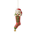 Jim Shore Country Living Dog in Stocking Hanging Ornament, SKU 6007450