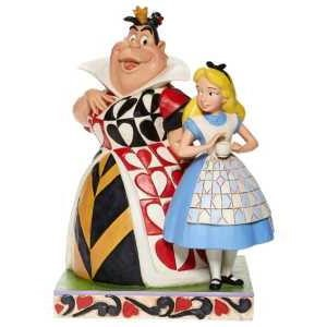 Jim Shore Disney Traditions Alice and Queen of Hearts Chaos and Curiosity Figurine, SKU 6008069