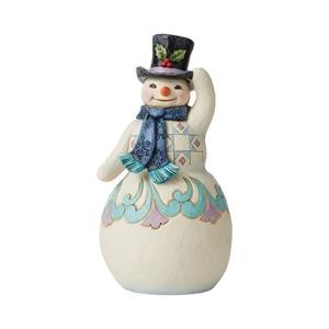 Jim Shore Heartwood Creek Snowman with Top Hat Figurine, SKU 6008121