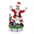 Possible Dreams Jumping for Joy Santa Figurine by Ann Dezendorf, SKU 6010202