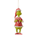 Jim Shore The Grinch Holding Candy Cane Heart Ornament, SKU 6010785