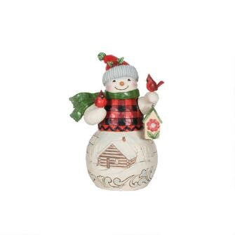 Jim Shore Heartwood Creek Country Living Snowman with Birdhouse Figurine, SKU 6011742