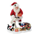 Possible Dreams Naughty and Naughty Santa with Puppies Figurine, SKU 6015173