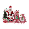 Possible Dreams Candy Cane Train Santa figurine – SKU 6015174
