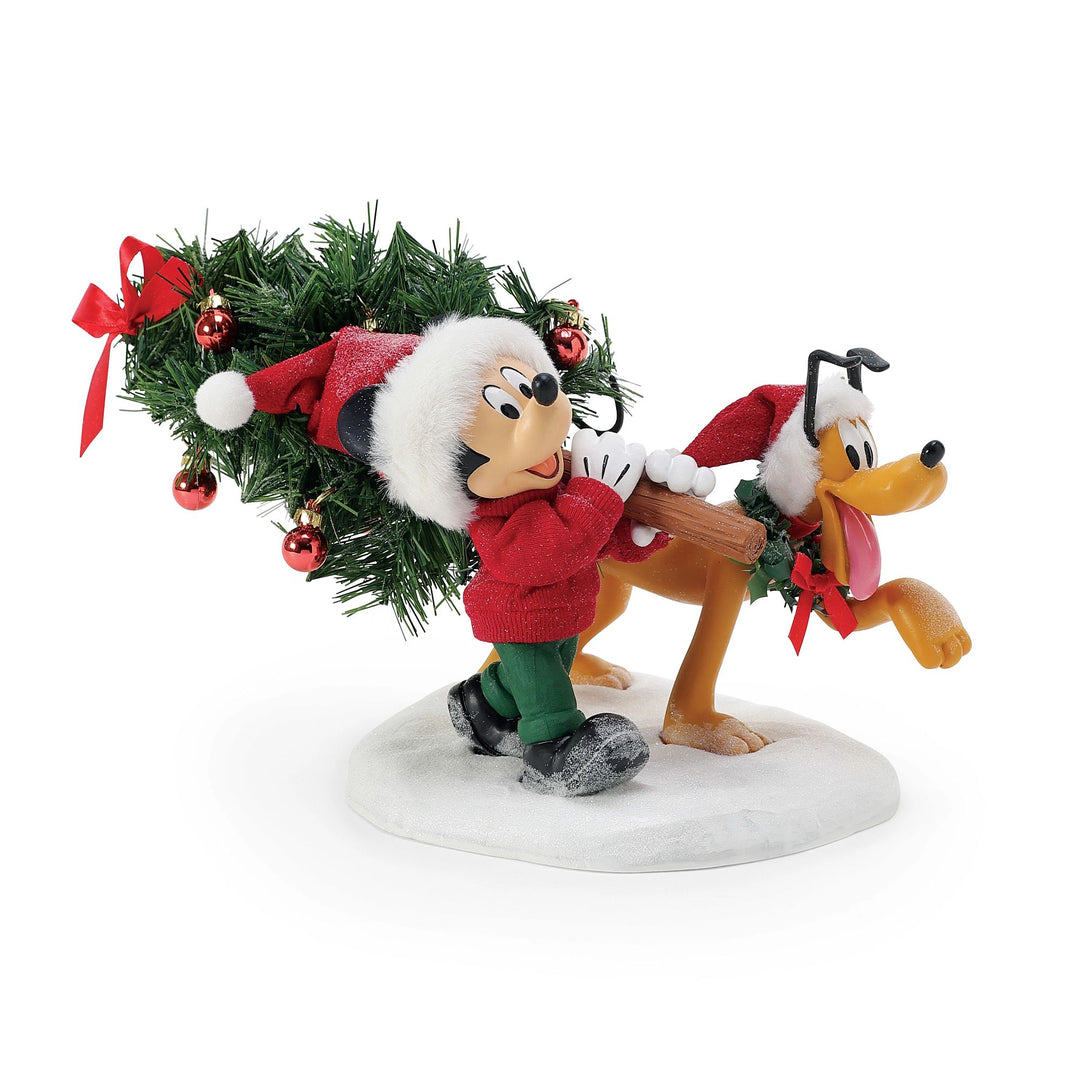 Possible Dreams Mickey's Perfect Tree figurine with Mickey Mouse and Pluto – SKU 6015879