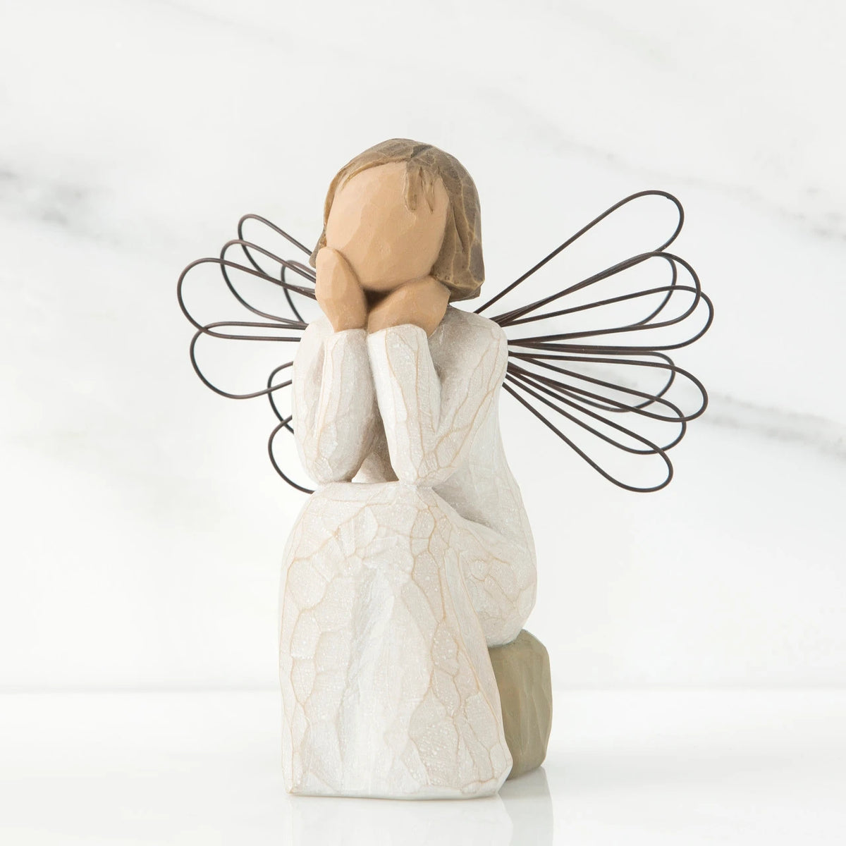 Willow Tree Angel of Caring figurine side view — SKU 26079