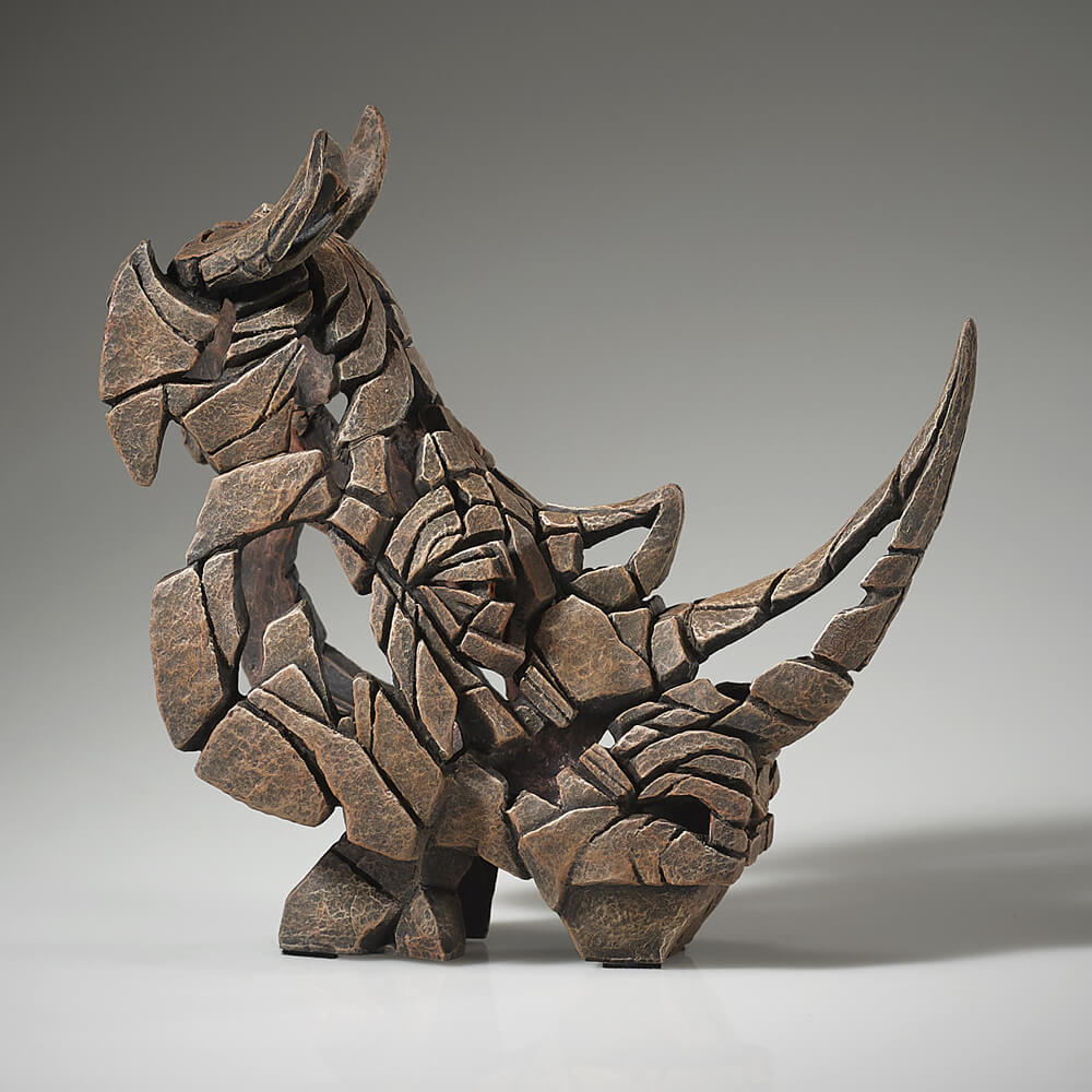 Edge Sculpture Miniature Rhinoceros alternate view 2 - SKU 6017687