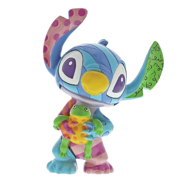 Disney by Britto Stitch with Frog Mini Figurine, SKU ERB4049376