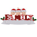 Maxora Sparkle Family of 3 Personalised Ornament – Maxora