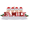 Maxora Sparkle Family of 4 Personalised Ornament – Maxora