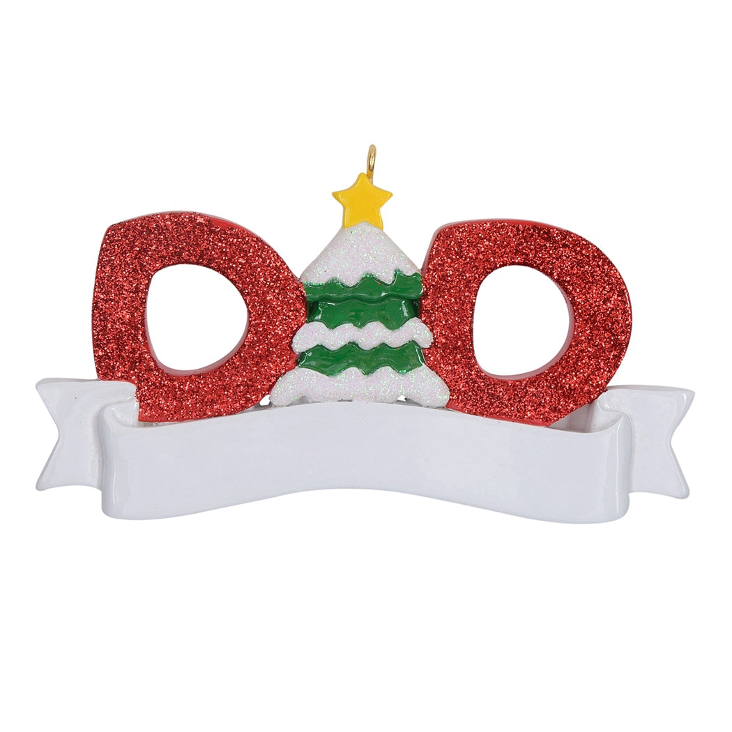 Maxora Dad personalised Christmas ornament – SKU PR128