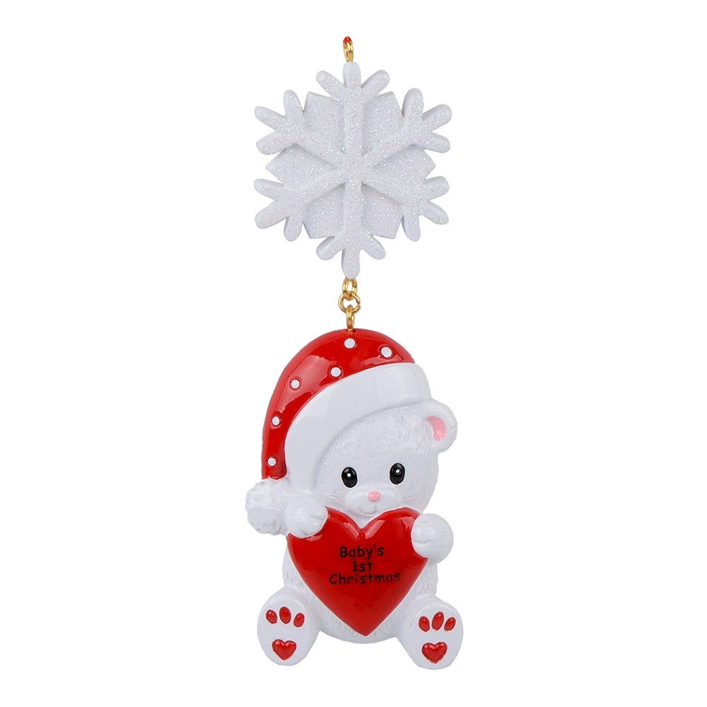 Maxora Baby Bear personalised ornament