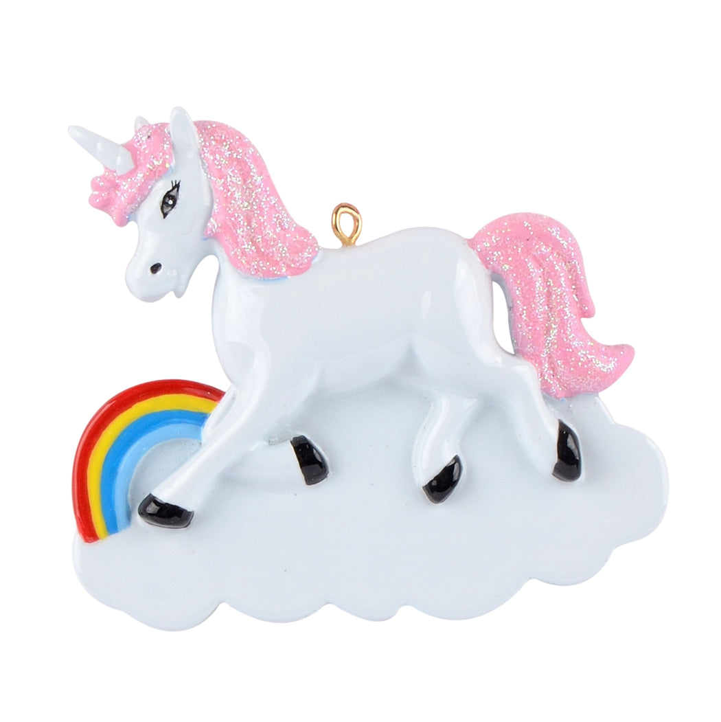 Maxora Unicorn personalised Christmas ornament – SKU PR232