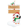 Maxora North Pole Penguin personalised Christmas ornament – SKU PR291-1